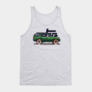 3rd Gen 4Runner TRD - Green Tank Top